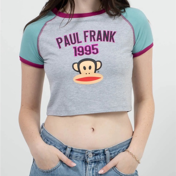 🙊 Paul Frank “Julius” Crop T Shirt 🙈 - Picture 1 of 4